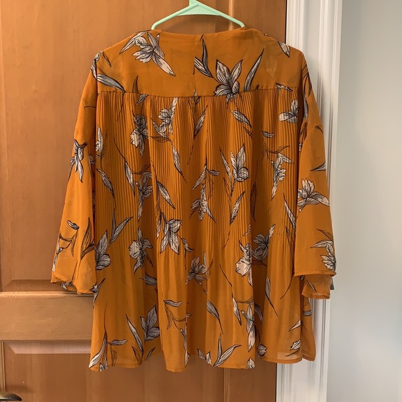 Brown floral kimono a new day - Picture 2 of 2